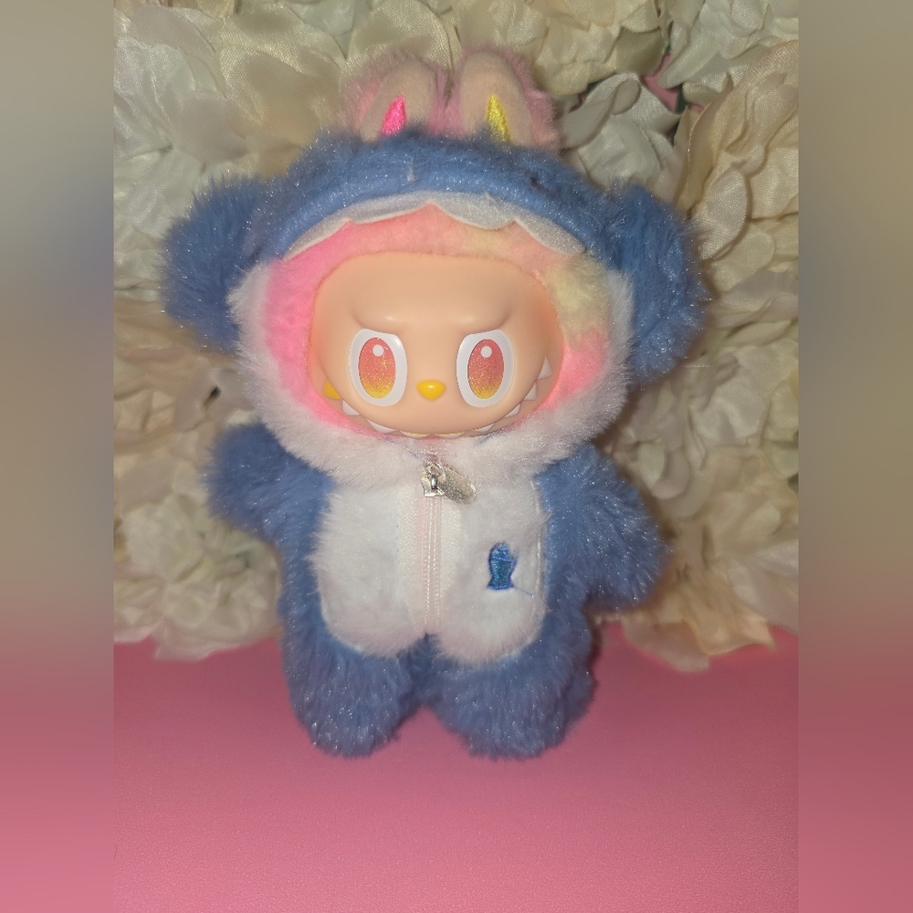 Blue Monster Labubu Costume
